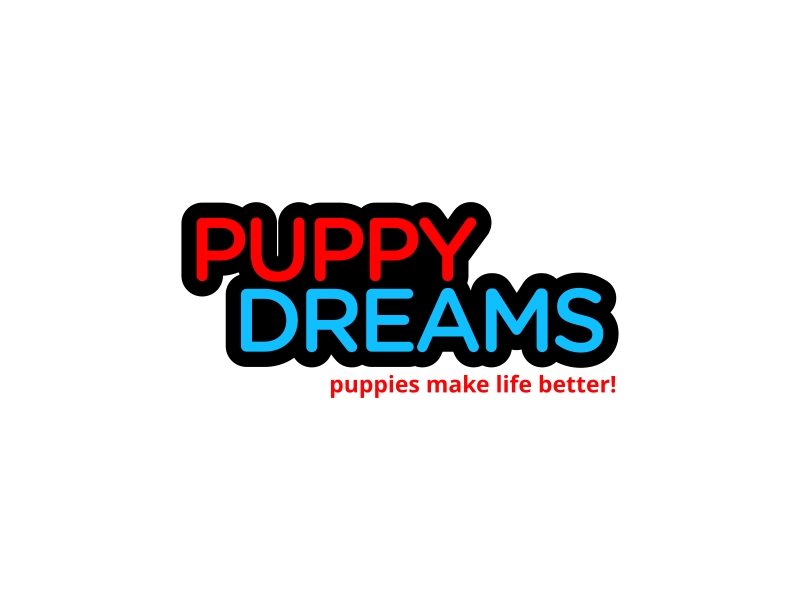 Puppy Dreams (puppies make life better!) logo design by GassPoll