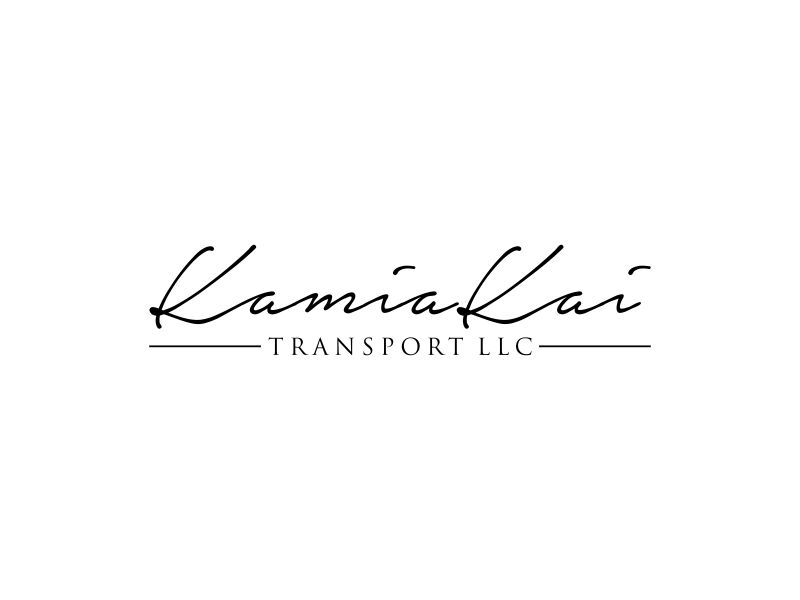 KamiaKai Transport LLC logo design by RIANW