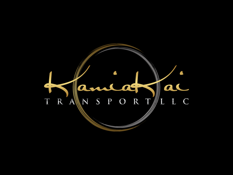 KamiaKai Transport LLC logo design by javaz