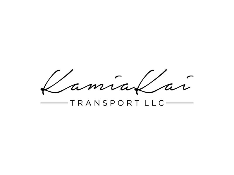 KamiaKai Transport LLC logo design by zeta