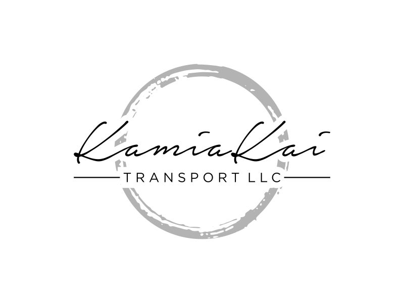 KamiaKai Transport LLC logo design by zeta