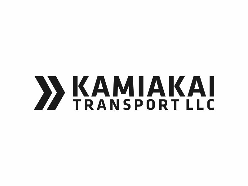 KamiaKai Transport LLC logo design by y7ce