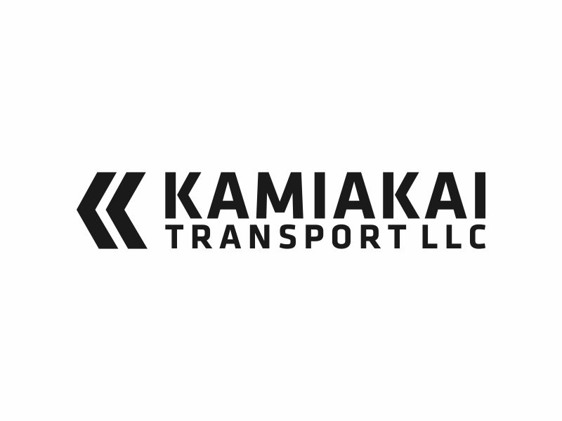 KamiaKai Transport LLC logo design by y7ce
