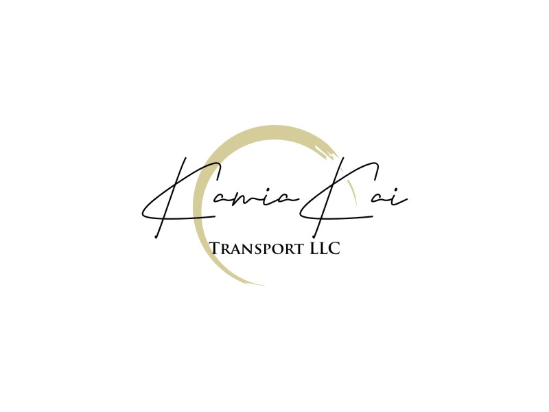 KamiaKai Transport LLC logo design by hopee