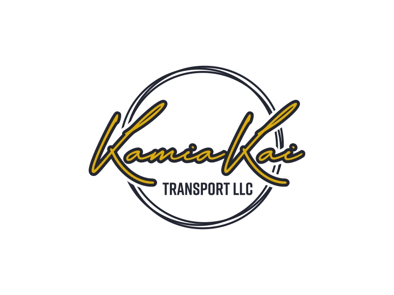 KamiaKai Transport LLC logo design by GassPoll