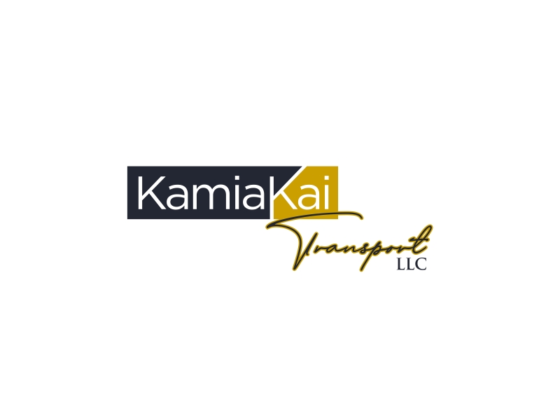 KamiaKai Transport LLC logo design by GassPoll