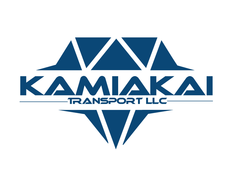 KamiaKai Transport LLC logo design by ElonStark
