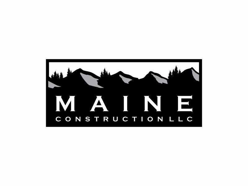 Maine Construction LLC logo design by DiDdzin
