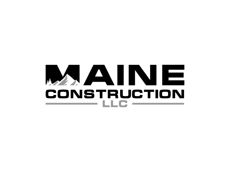 Maine Construction LLC logo design by rizuki