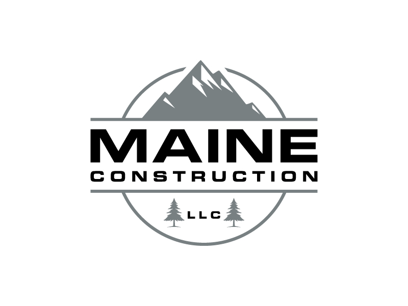 Maine Construction LLC logo design by Janee