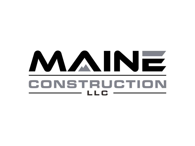 Maine Construction LLC logo design by Asani Chie