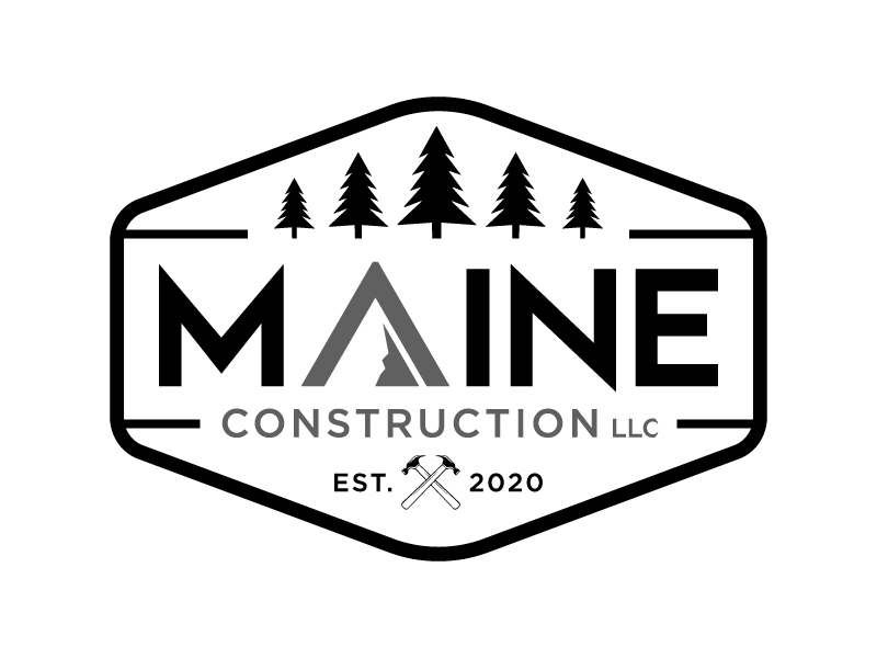 Maine Construction LLC logo design by cybil