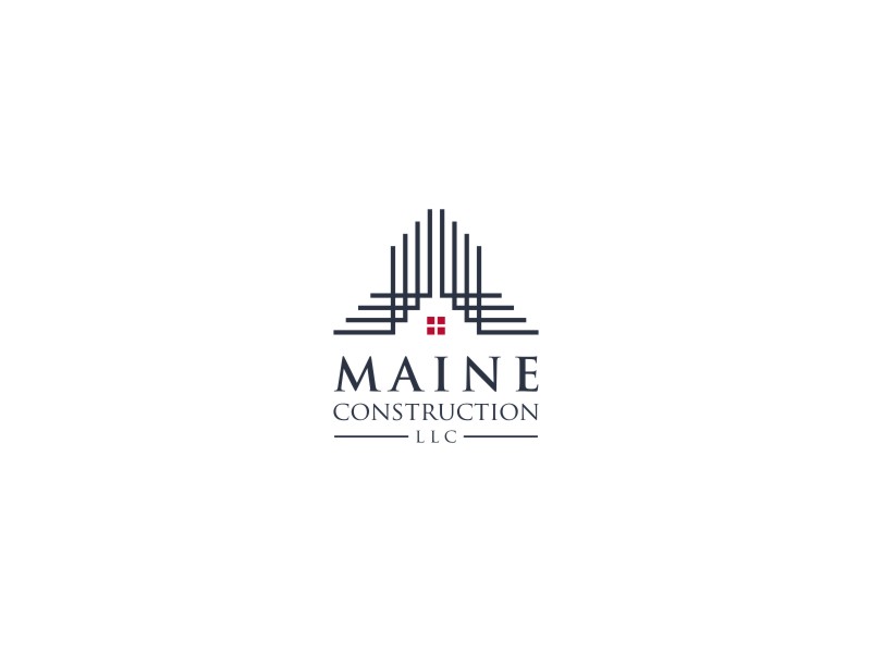 Maine Construction LLC logo design by Susanti