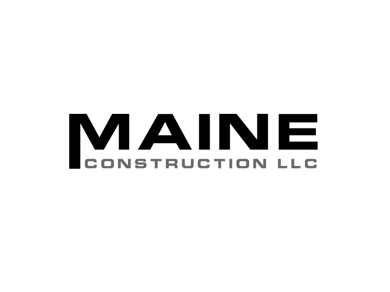 Maine Construction LLC logo design by gilkkj