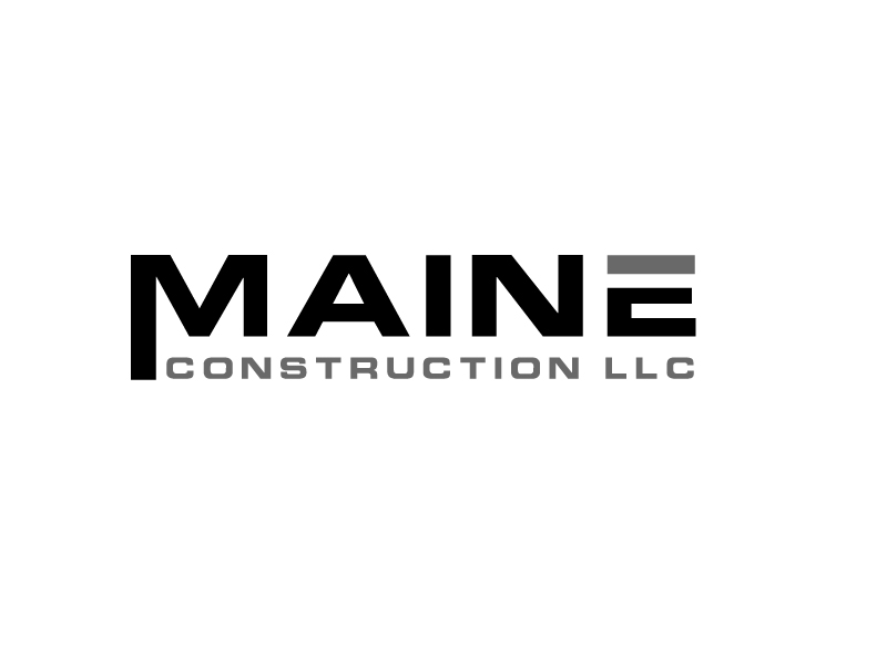 Maine Construction LLC logo design by gilkkj