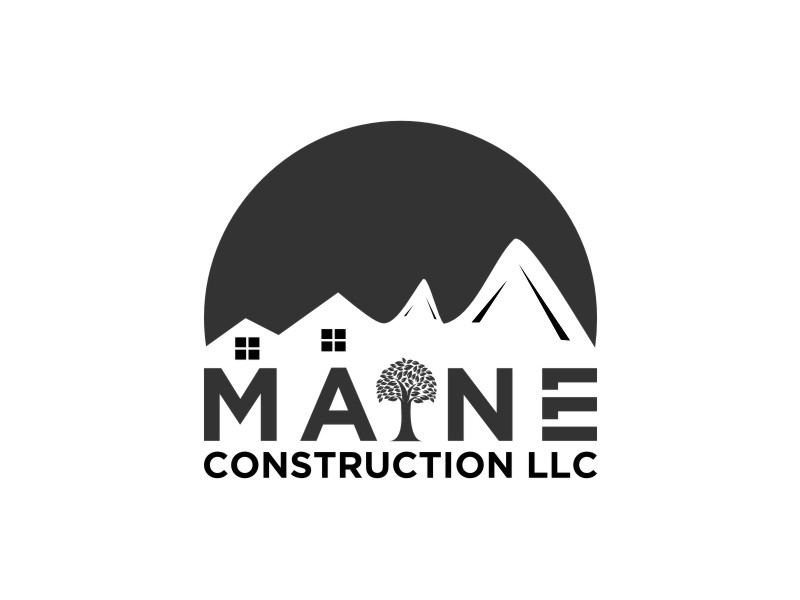 Maine Construction LLC logo design by ndndn