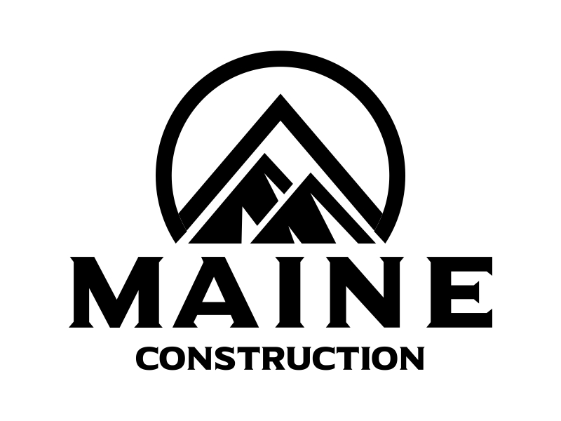 Maine Construction LLC logo design by cikiyunn