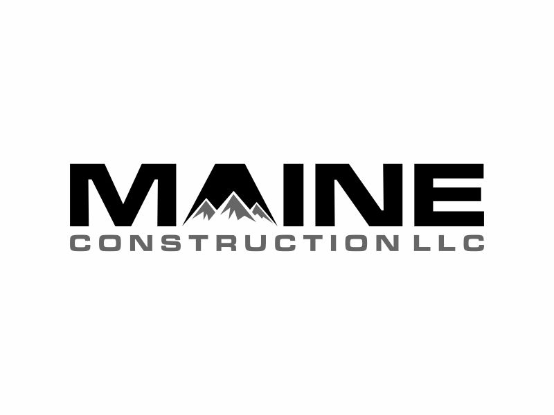 Maine Construction LLC logo design by Franky.