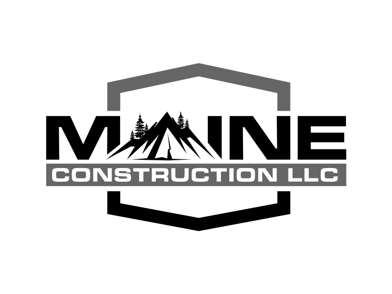Maine Construction LLC logo design by mutafailan