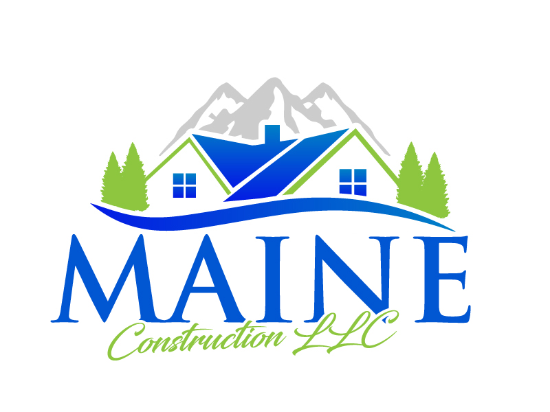 Maine Construction LLC logo design by ElonStark