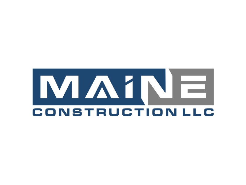 Maine Construction LLC logo design by Artomoro