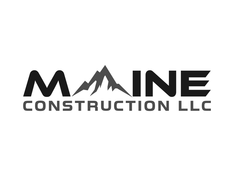 Maine Construction LLC logo design by falah 7097