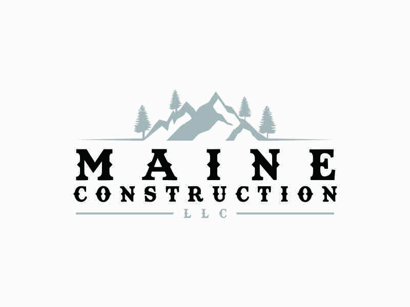 Maine Construction LLC logo design by afra_art
