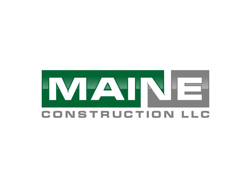 Maine Construction LLC logo design by mukleyRx
