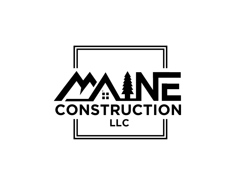 Maine Construction LLC logo design by Foxcody