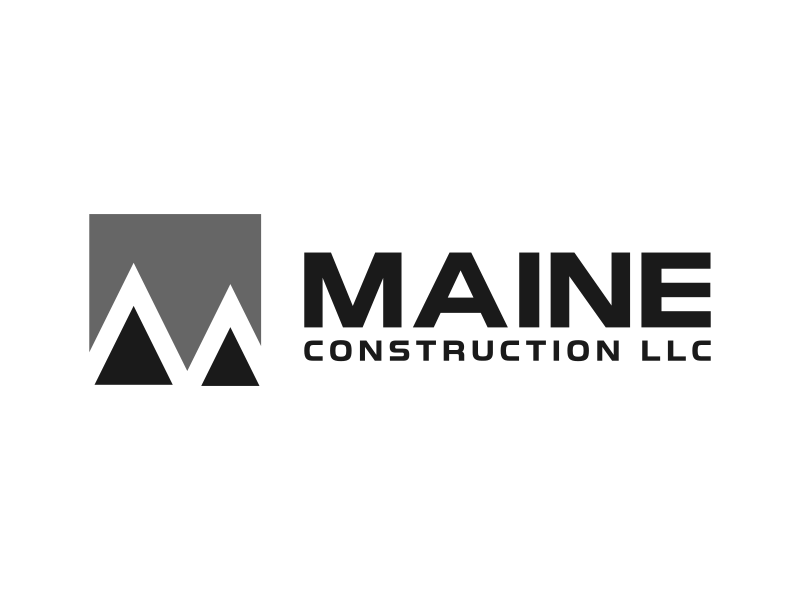 Maine Construction LLC logo design by berkahnenen