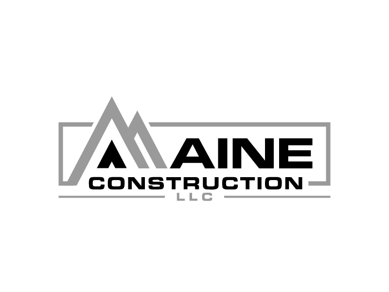 Maine Construction LLC logo design by jonggol