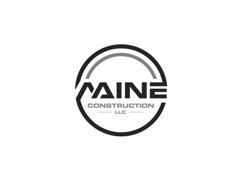 Maine Construction LLC logo design by Puput Kete