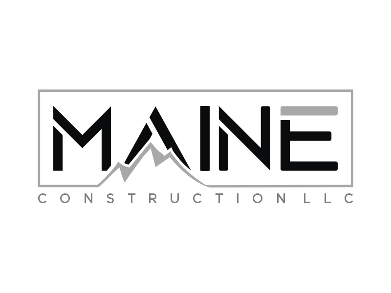 Maine Construction LLC logo design by Mahrein