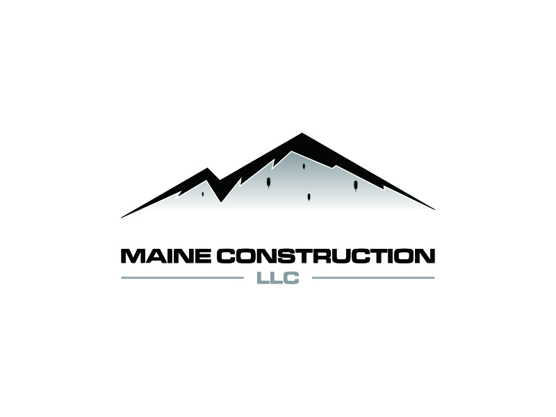 Maine Construction LLC logo design by bomie