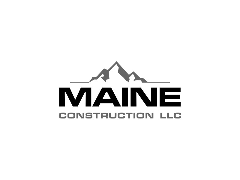 Maine Construction LLC logo design by Adundas