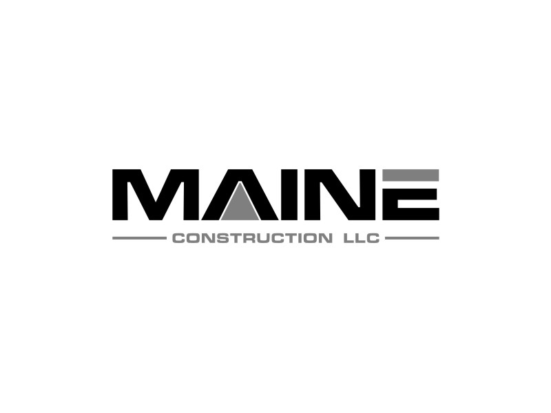 Maine Construction LLC logo design by Adundas