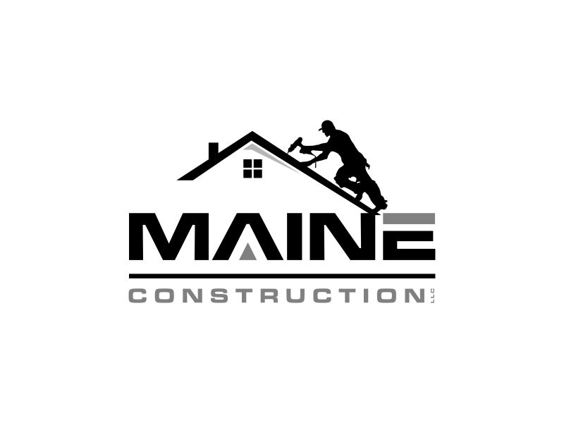 Maine Construction LLC logo design by haidar