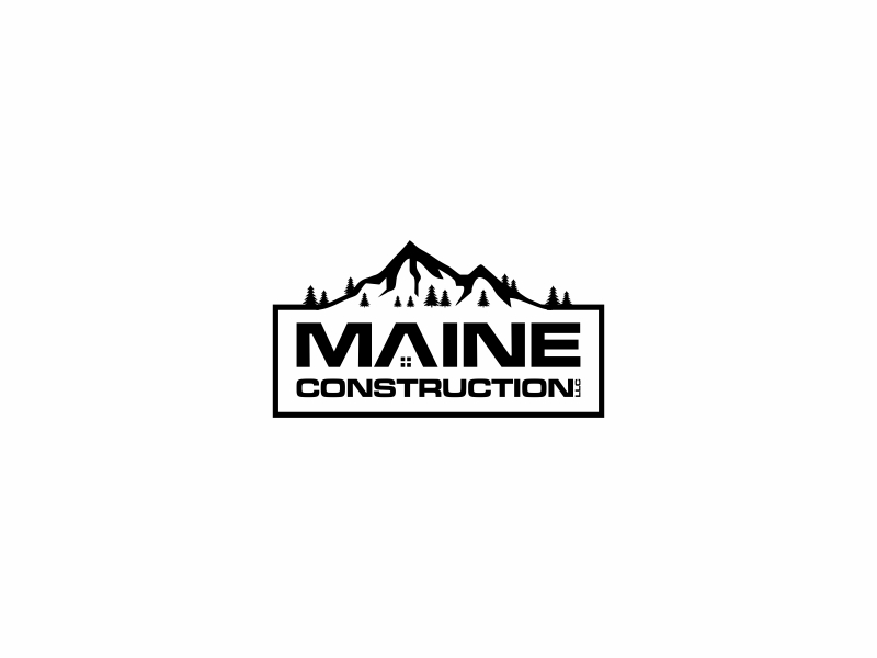 Maine Construction LLC logo design by Zeratu