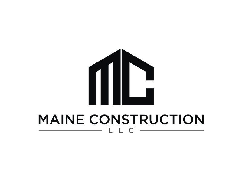 Maine Construction LLC logo design by ArRizqu