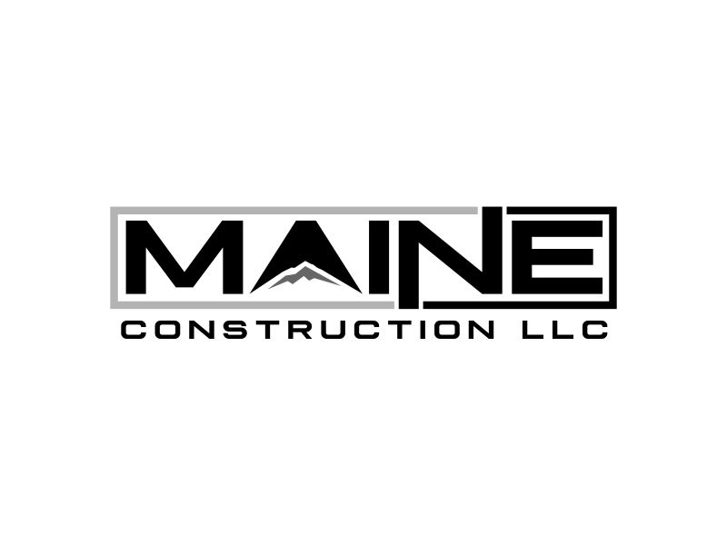 Maine Construction LLC logo design by Dhieko