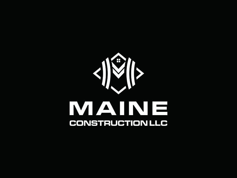 Maine Construction LLC logo design by azizah