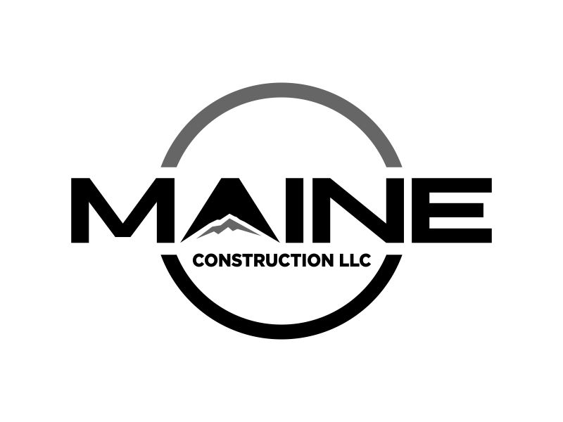 Maine Construction LLC logo design by Dhieko