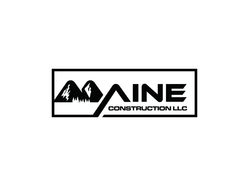 Maine Construction LLC logo design by Zeratu