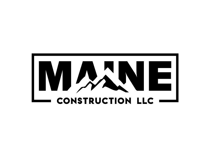 Maine Construction LLC logo design by up2date