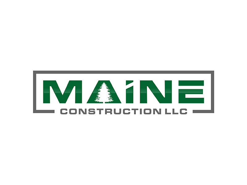 Maine Construction LLC logo design by ndaru