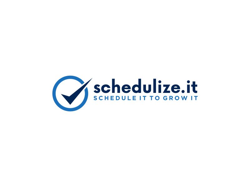 schedulize.it       tagline is: schedule it to grow it logo design by RIANW