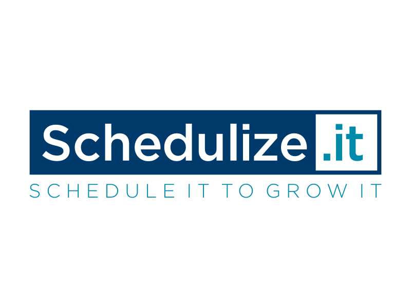 schedulize.it       tagline is: schedule it to grow it logo design by Sheilla