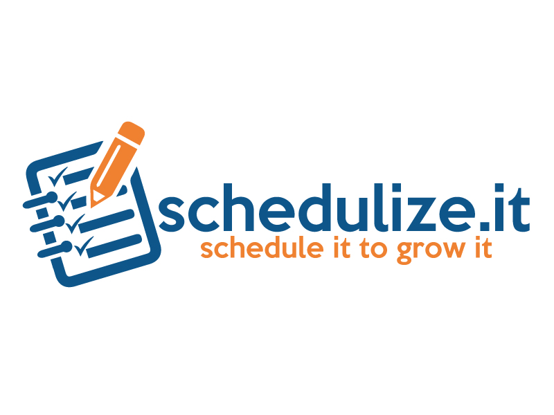 schedulize.it       tagline is: schedule it to grow it logo design by ElonStark