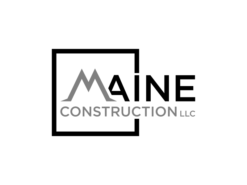Maine Construction LLC logo design by luckyprasetyo