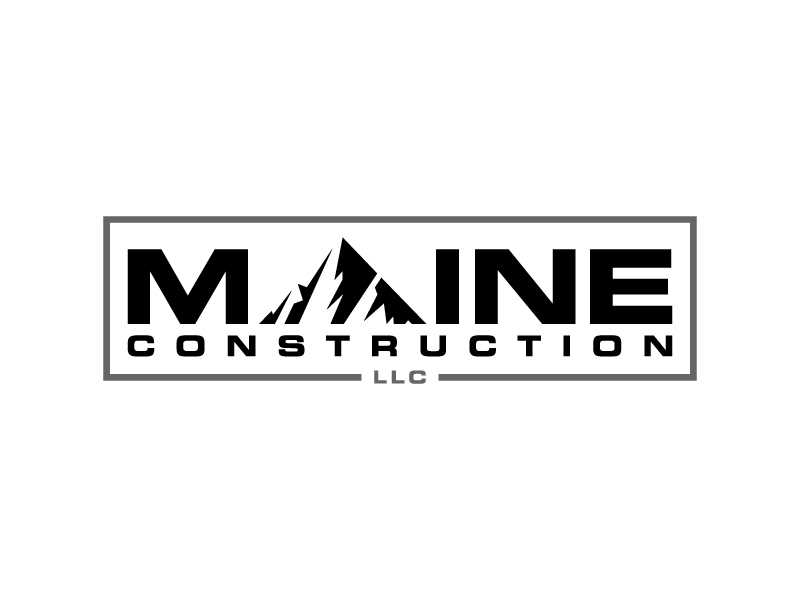 Maine Construction LLC logo design by denfransko